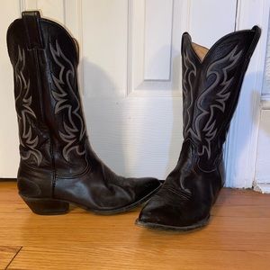 Men’s Nocona Cowboy Boots black leather